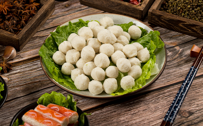 蟹味棒、魚(yú)丸等